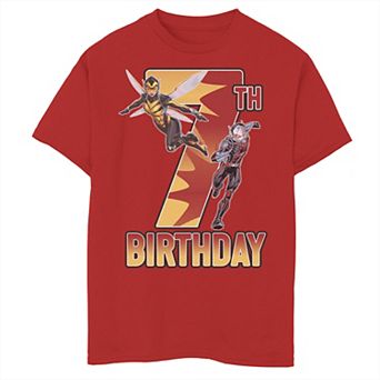 Boys 8-20 Marvel Ant-Man & Wasp 7th Birthday Graphic Tee