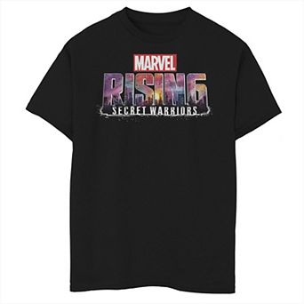 Boys 8-20 Marvel Secret Warriors Logo City Fill Graphic Tee