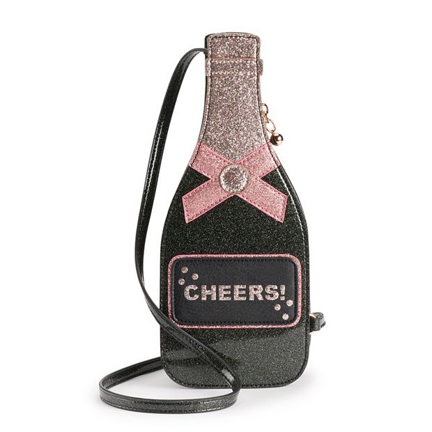 LC Lauren Conrad Champagne Bottle Crossbody Bag