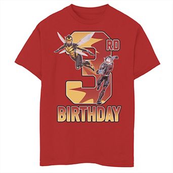 Boys 8-20 Marvel Ant-Man & Wasp 3rd Birthday Graphic Tee