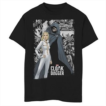 Boys 8-20 Marvel Cloak & Dagger Comic Panel Graphic Tee