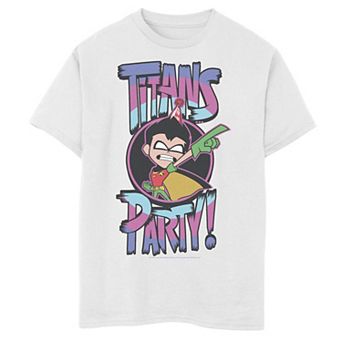 Boys 8-20 DC Comics Graphic Teen Titans Go! Robin Titans Party Graphic Tee