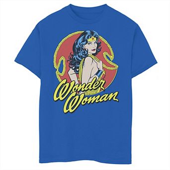 Boys 8-20 Wonder Woman Hero Comic Graphic Tee