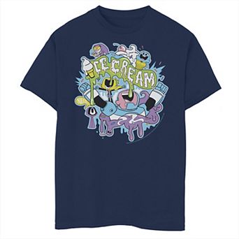 Boys 8-20 DC Comics Graphic Teen Titans Go! Ice Cream Drip Graphic Tee