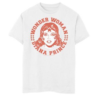Boys 6-20 Wonder Woman College Woman Vintage Graphic Tee