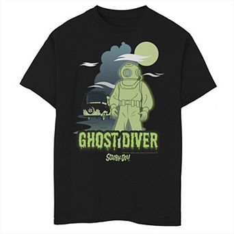 Boys 6-20 Scooby-Doo A Clue For Scooby -Doo Ghost Diver Portrait Graphic Tee