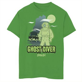 Boys 6-20 Scooby-Doo A Clue For Scooby -Doo Ghost Diver Portrait Graphic Tee