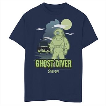 Boys 6-20 Scooby-Doo A Clue For Scooby -Doo Ghost Diver Portrait Graphic Tee