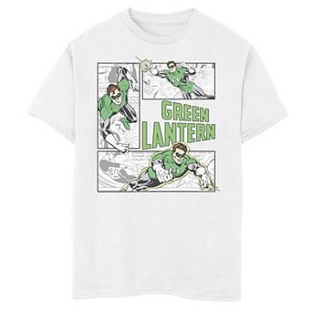 Boys 8-20 DC Comics Green Lantern Comic Panels Graphic Tee