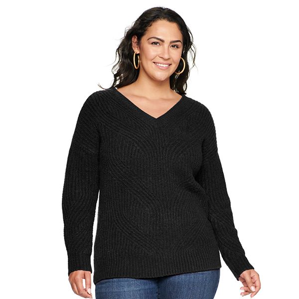 Kohls sweaters hot sale plus size