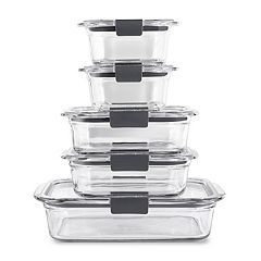 Plastic Food Storage Containers With Lids - Large 16 Cup (128 Oz) Airtight  Container Box For Food Storage, Freezer, Microwave And Dishwasher Safe