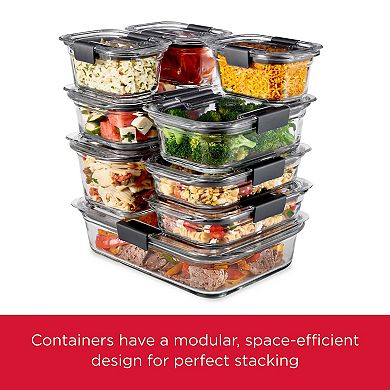 Rubbermaid Brilliance 10-pc. Glass Food Storage Container Set