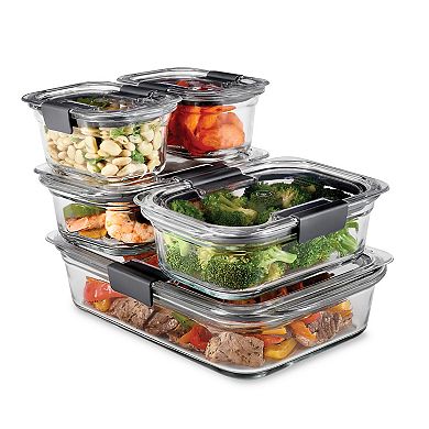 Rubbermaid Brilliance 10-pc. Glass Food Storage Container Set