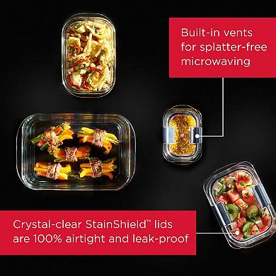 Rubbermaid Brilliance 10-pc. Glass Food Storage Container Set