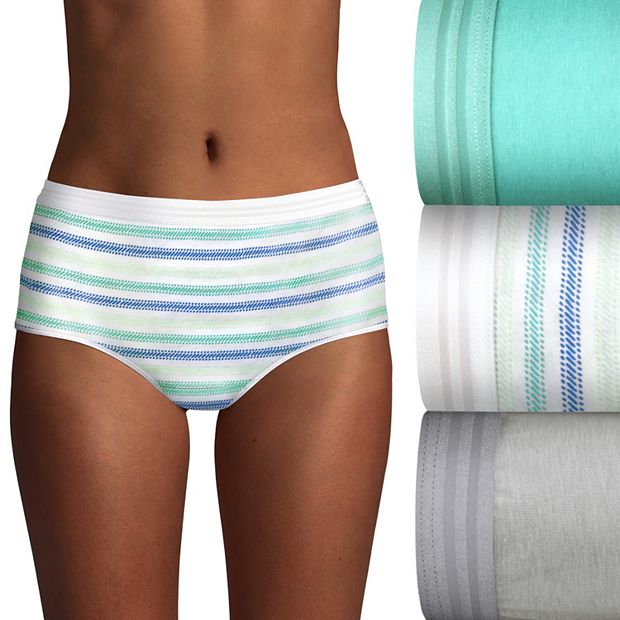 Hanes Ultimate Women's X-Temp Brief Underwear, 3-Pack 