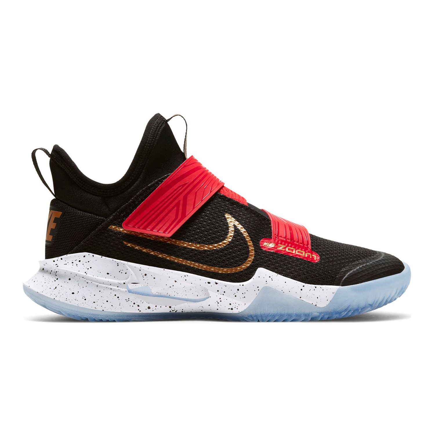 nike zoom black gold
