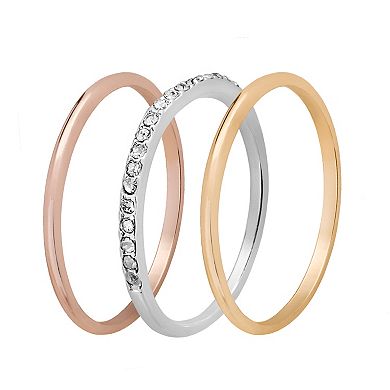 LC Lauren Conrad Stacking Ring Set