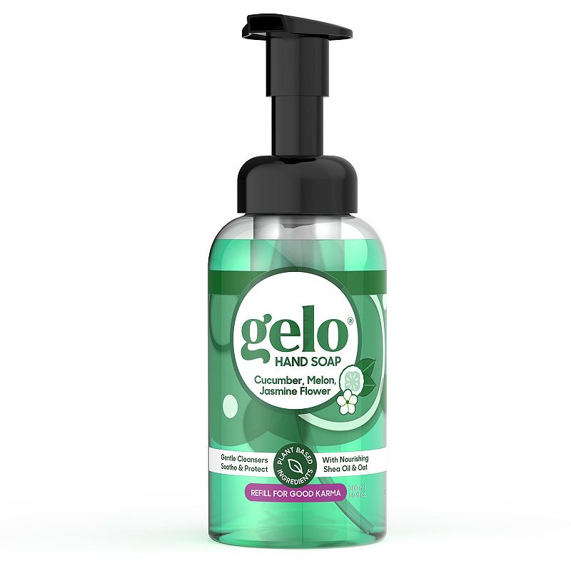 Gelo Cucumber Melon Jasmine Flower Foaming Hand Soap 300 ml (10 fl oz) 