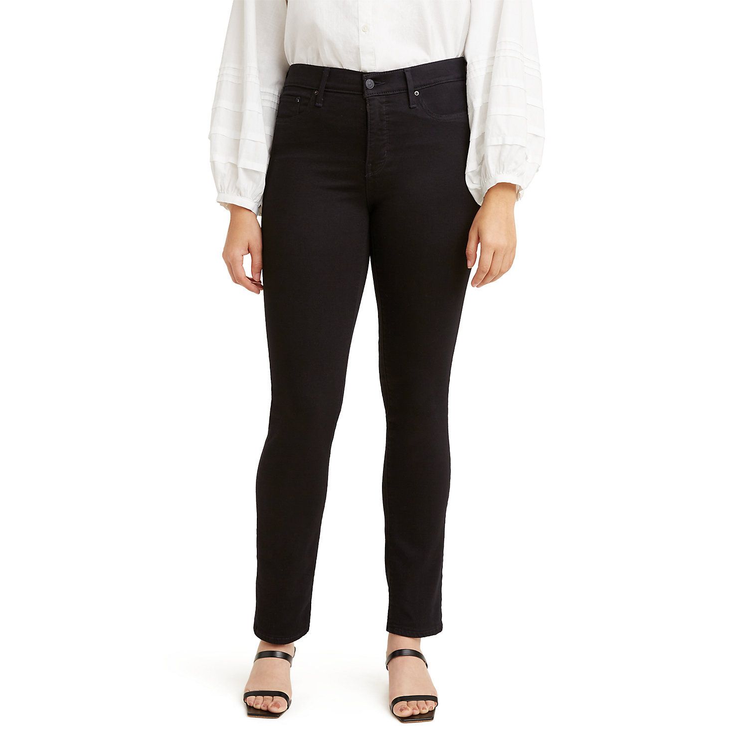 levi's 312 shaping slim jeans black