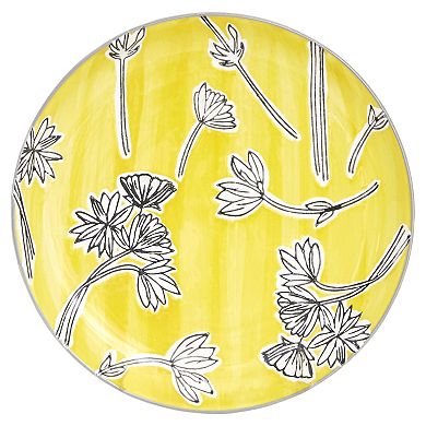 Baum Couleur Yellow 16-pc. Dinnerware Set