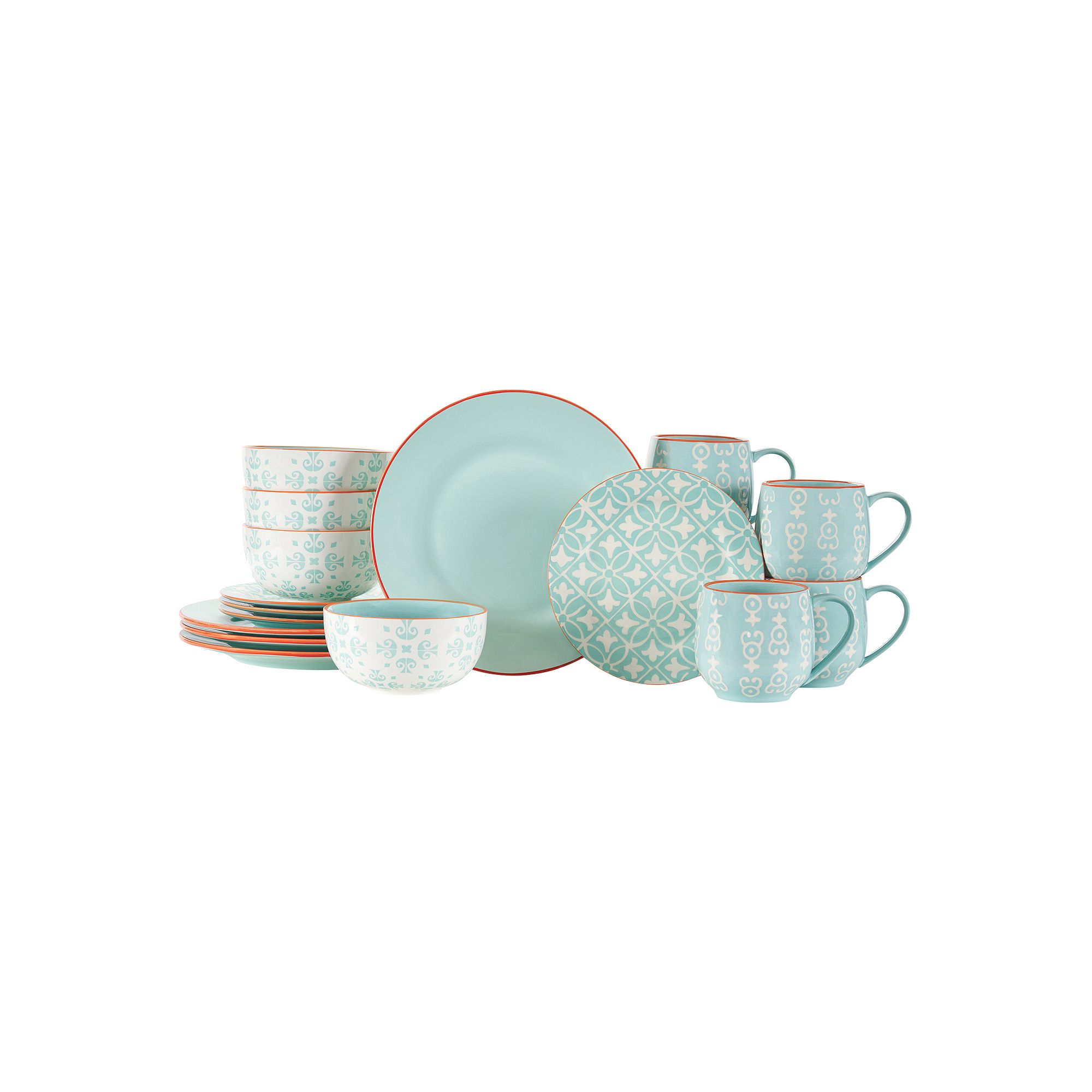 Baum Malaga 16-pc. Dinnerware Set, Blue