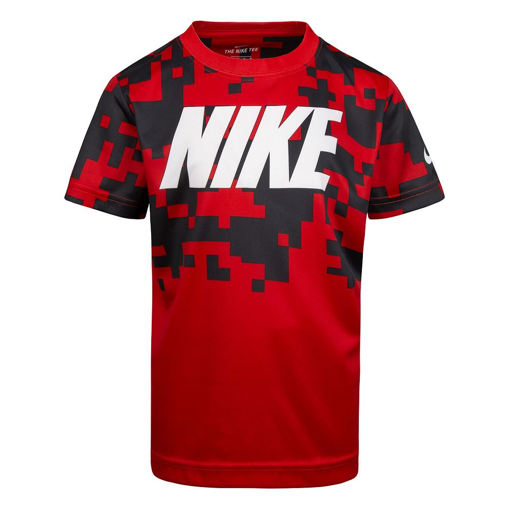 Boys 4-7 Nike Dri-FIT 8-Bit Digital Gradient Tee