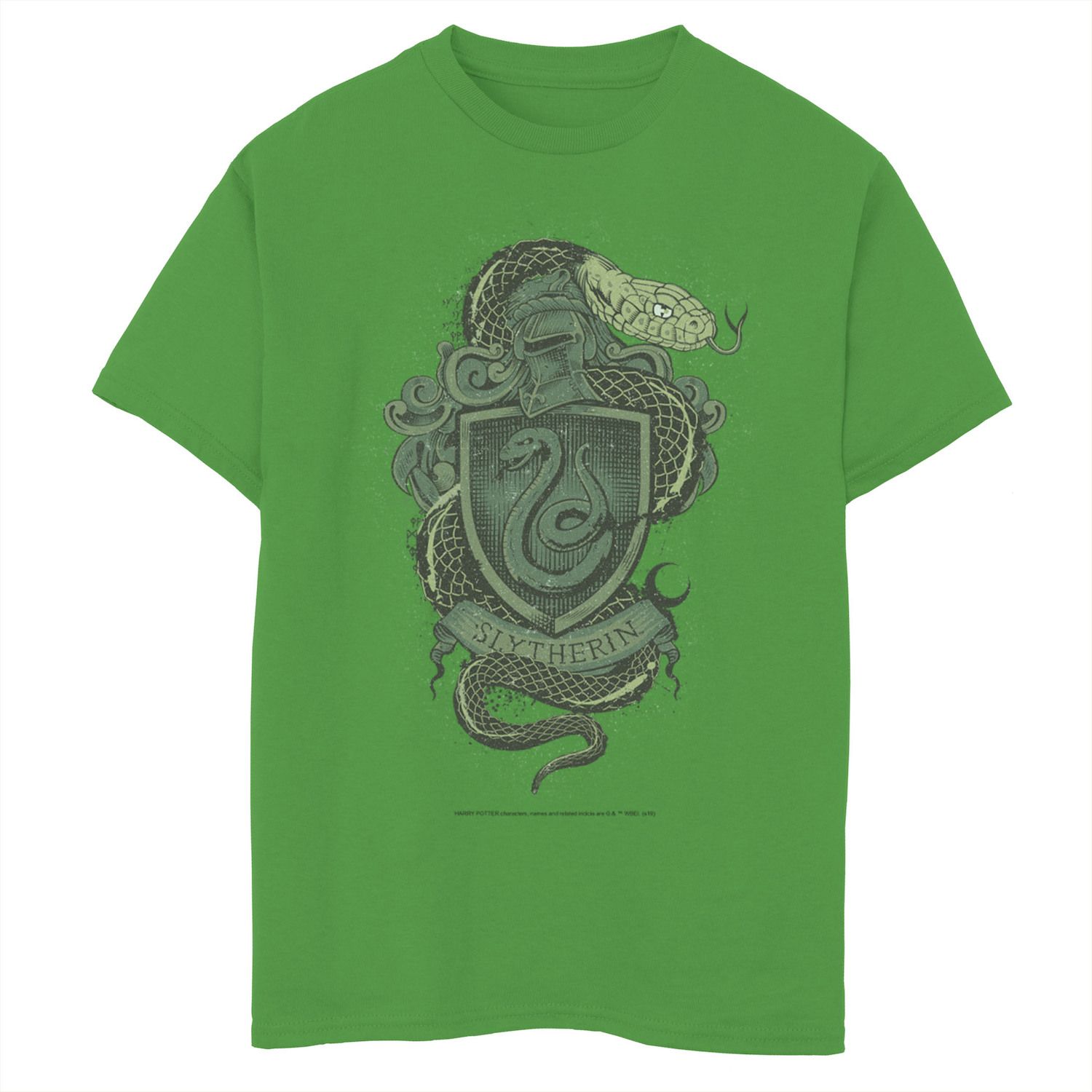 Image for Harry Potter Boys 8-20 Slytherin Detailed House Crest Graphic Tee at Kohl's.