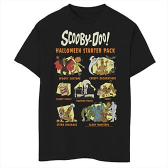 Boys 8-20 Scooby-Doo Halloween Starter Pack Collage Graphic Tee