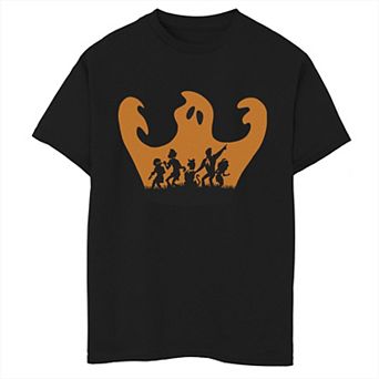 Boys 8-20 Scooby-Doo Ghost Silhouette Fill Halloween Graphic Tee