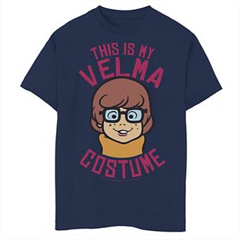 Boys 8-20 Scooby-Doo This Is My Velma Costume Halloween Graphic Tee