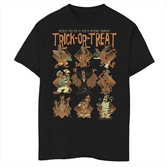 Boys 8-20 Scooby-Doo Trick Or Treat For A Scooby Snack Graphic Tee