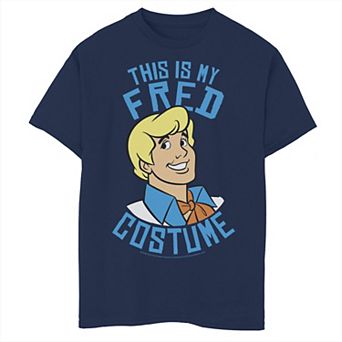 Boys 6-20 Scooby-Doo This Is My Fred Costume Halloween Graphic Tee