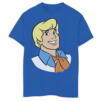 Boys 6-20 Scooby-Doo Fred Big Face Graphic Tee