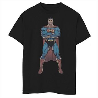 Boys 8-20 DC Comics Superman Power Stance Comic Poster Graphic Tee