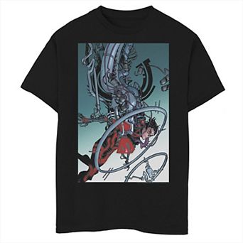 Boys 8-20 DC Comics Superman Mechanics Comic Poster Graphic Tee