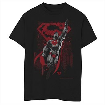 Boys 8-20 DC Comics Superman Fly Up Poster Graphic Tee