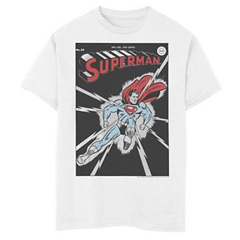 Boys 8-20 DC Comics Superman No. 32 Comic Cover Poster Graphic Tee