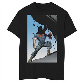 Boys 8-20 DC Comics Superman Power Lift Comic Poster Graphic Tee