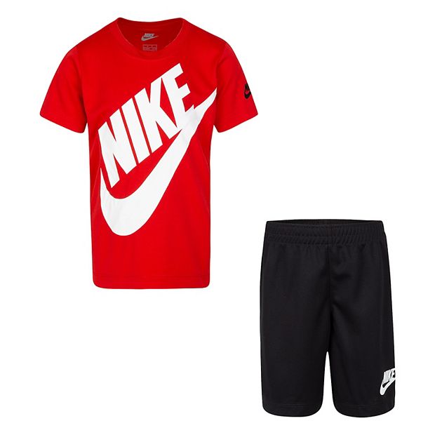 Boys 4-7 Nike Dri-FIT Logo Tee & Shorts Set