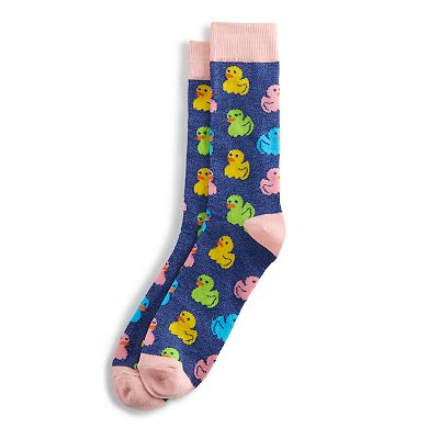 Men's Patterned Fashion Crew Socks