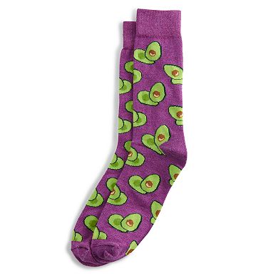 Men's Patterned Fashion Crew Socks