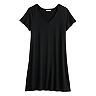 Women's Nine West French-Terry Flutter-Sleeve T-Shirt Dress