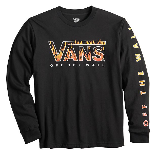 Vans long cheap sleeve boys