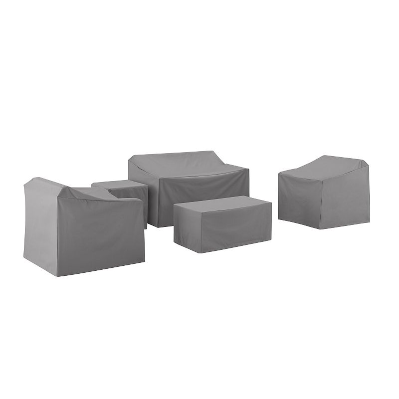78165806 Crosley Patio Furniture Cover 5-piece Set, Grey sku 78165806