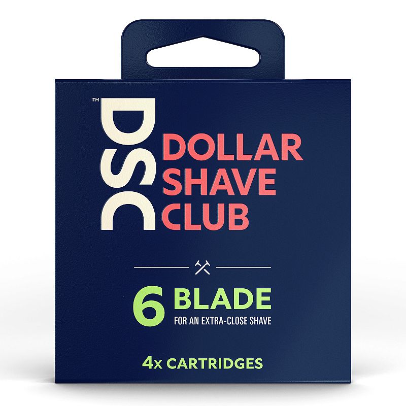 UPC 811346020078 product image for Dollar Shave Club 6-Blade Razor Refill - 4 Count, Multicolor, 4 CT | upcitemdb.com