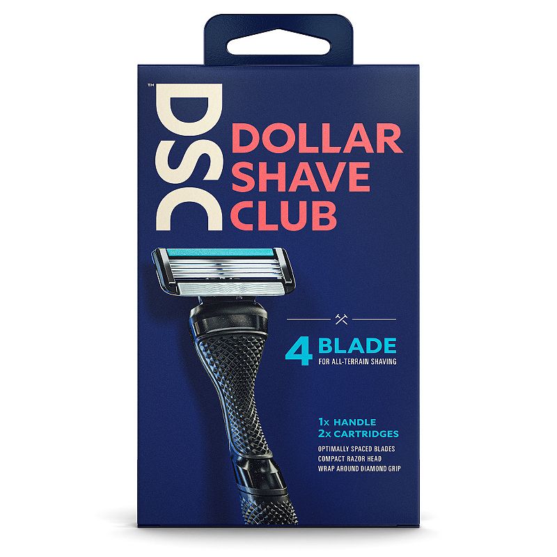 UPC 811346020054 product image for Dollar Shave Club 4-Blade Razor & Handle Starter Set for All-Terrain Shaving, Mu | upcitemdb.com