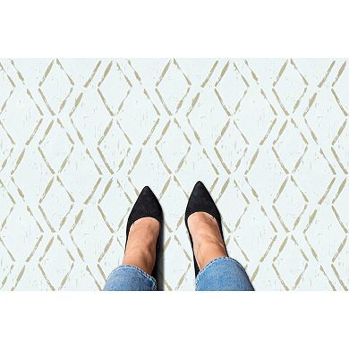 Achim Retro Diamond Self-Adhesive 20-piece 12'' x 12'' Vinyl Floor Tile Set