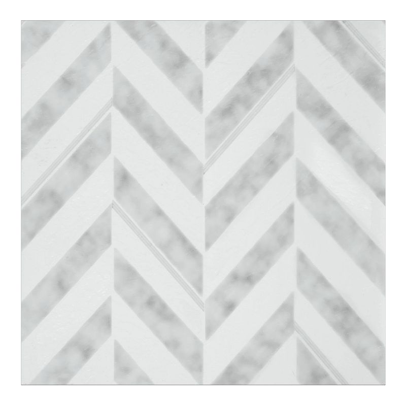 Achim Retro Chevron Self-Adhesive 20-piece 12 x 12 Vinyl Floor Tile Set