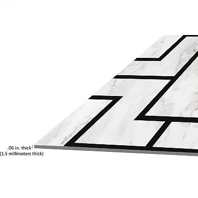 Achim Retro Affinity Self-Adhesive 20-piece 12'' x 12'' Vinyl Floor Tile Set