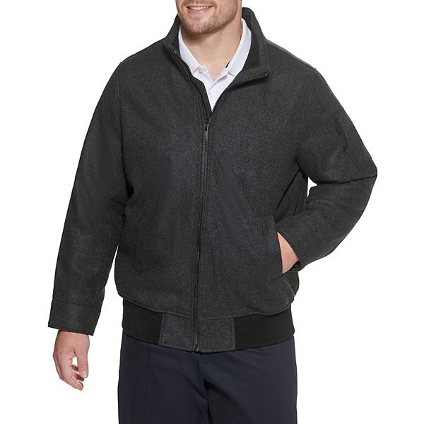 Big & Tall Dockers® WoolBlend StandCollar Bomber Jacket